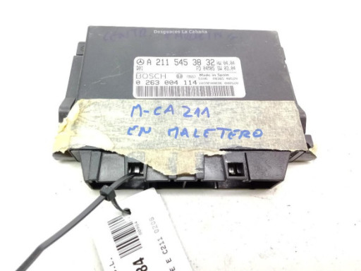 CENTRALITA MOTOR|Desguaces La Cabaña