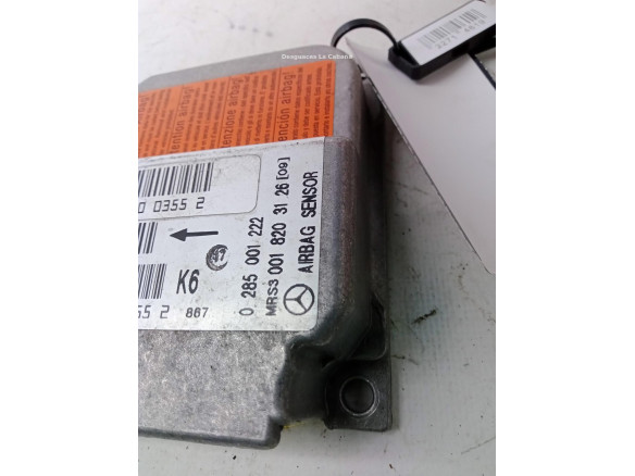 0018203126, CENTRALITA AIRBAG MERCEDES BENZ CLASE A (W168)|Desguaces La Cabaña