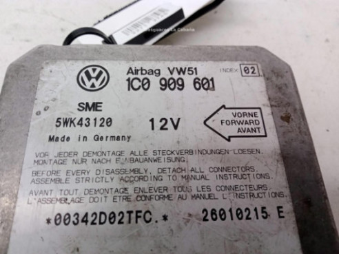 1C0909601, CENTRALITA AIRBAG VW POLO (6N2)|Desguaces La Cabaña