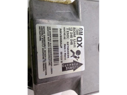 13246046QX, CENTRALITA AIRBAG OPEL ZAFIRA B (A05)|Desguaces La Cabaña