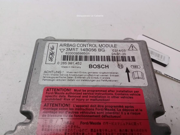3M5T14B056BG, CENTRALITA AIRBAG FORD FOCUS C-MAX|Desguaces La Cabaña