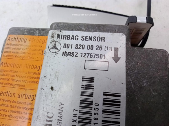 0018200026, CENTRALITA AIRBAG MERCEDES BENZ CLASE E (W211)|Desguaces La Cabaña