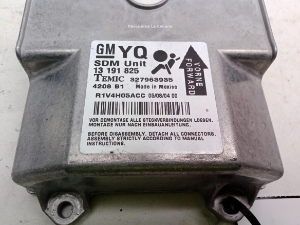 327963935, CENTRALITA AIRBAG OPEL ASTRA H (A04)|Desguaces La Cabaña