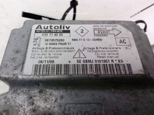 9665100080, CENTRALITA AIRBAG PEUGEOT 308 (4A_, 4C_)|Desguaces La Cabaña
