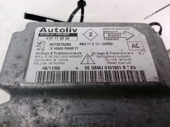 9665100080, CENTRALITA AIRBAG PEUGEOT 308 (4A_, 4C_)|Desguaces La Cabaña