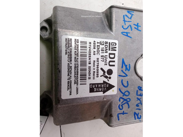 13181977DU, CENTRALITA AIRBAG OPEL ASTRA H (A04)|Desguaces La Cabaña