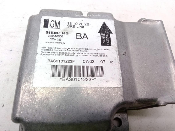 13102022, CENTRALITA AIRBAG OPEL VECTRA C (Z02)|Desguaces La Cabaña