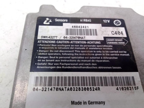 04321470NAT, CENTRALITA AIRBAG ALFA ROMEO 147 (937_)|Desguaces La Cabaña