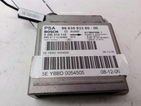 9663593380, CENTRALITA AIRBAG PEUGEOT 207 (WA_, WC_)|Desguaces La Cabaña