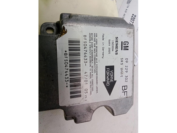 5WK42925,1923594, CENTRALITA AIRBAG OPEL ASTRA G Fastback (T98)|Desguaces La Cabaña