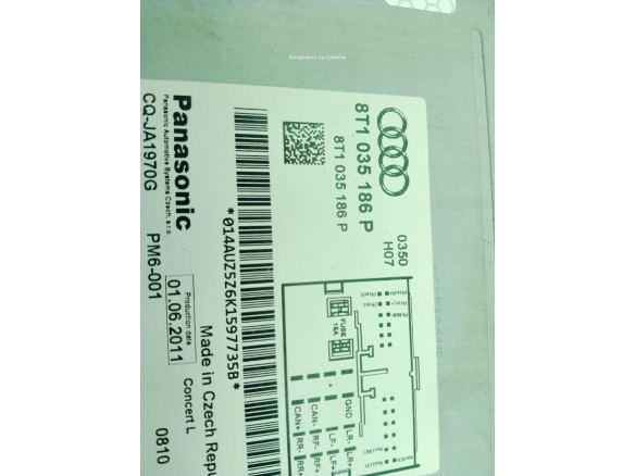 8T1035186P MODULO RADIO AUDI A4 Allroad (8KH, B8)|Desguaces La Cabaña