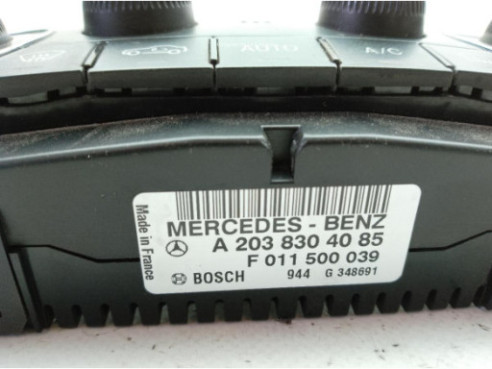 A2038304085 MANDO CLIMA MERCEDES BENZ CLASE C (W203)|Desguaces La Cabaña