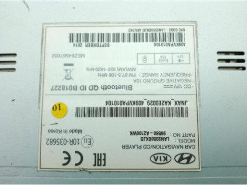 96560A2100WK PANTALLA MULTIMEDIA KIA CEE'D (JD)|Desguaces La Cabaña