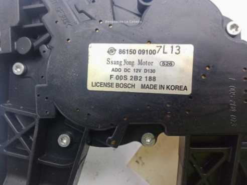 8615009100 MOTOR LIMPIAPARABRISAS TRA SSANGYONG KYRON|Desguaces La Cabaña