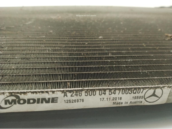 A2465000454 RADIADOR AIRE ACONDICIONADO MERCEDES BENZ CLASE GLA (X156)|Desguaces La Cabaña