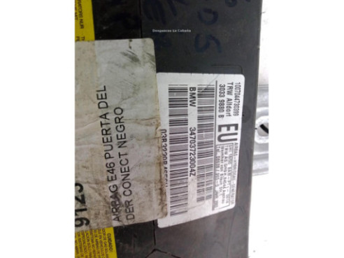 34703723004Z AIRBAG PUERTA LAT DEL DER BMW 3 (E46)|Desguaces La Cabaña