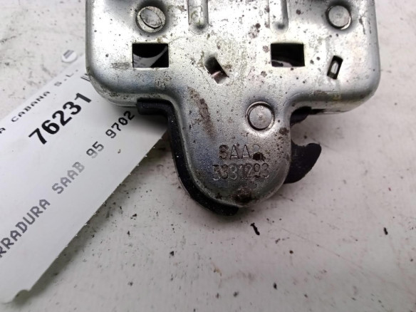 5331293 CERRADURA PORTON / TAPA MALETA SAAB 9-5 (YS3E)|Desguaces La Cabaña
