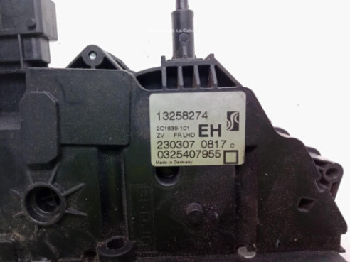 13258274 CERRADURA PUERTA LAT DEL DER OPEL CORSA D (S07)|Desguaces La Cabaña