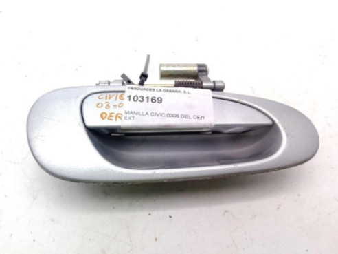 MANILLA PUERTA LAT DEL DER EXT HONDA CIVIC VII Hatchback (EU, EP, EV)|Desguaces La Cabaña