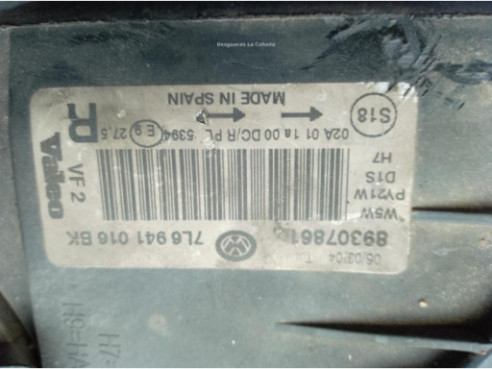 7L6941016BK FARO DERECHO VW TOUAREG (7LA, 7L6, 7L7)|Desguaces La Cabaña