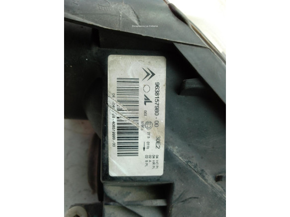 9638157980 FARO IZQUIERDO CITROEN XSARA (N1)|Desguaces La Cabaña