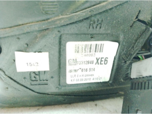 13312948XE6 ESPEJO DER OPEL ASTRA H (A04)|Desguaces La Cabaña