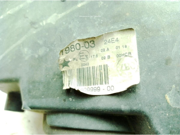 FARO DERECHO PEUGEOT 307 (3A/C)|Desguaces La Cabaña