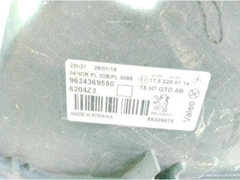 9634369580 FARO IZQUIERDO PEUGEOT 307 (3A/C)|Desguaces La Cabaña