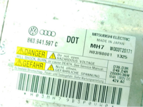 8K0907472A CENTRALITA XENON AUDI A4 Allroad (8KH, B8)|Desguaces La Cabaña