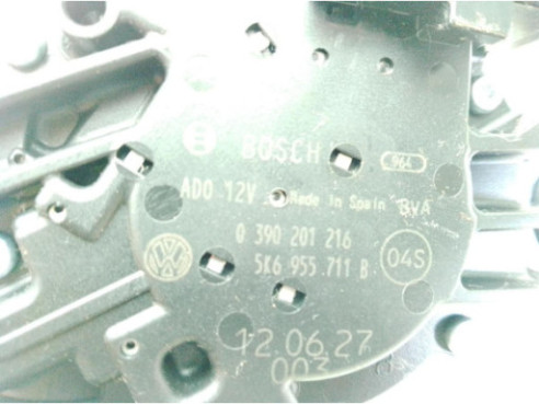 390201216 MOTOR LIMPIAPARABRISAS TRA VW TOURAN (1T3)|Desguaces La Cabaña