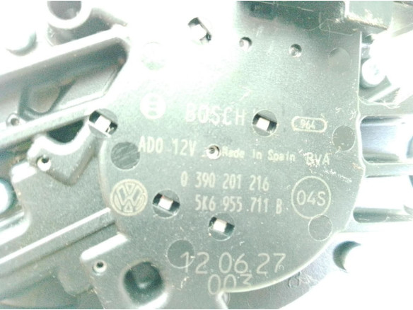 390201216 MOTOR LIMPIAPARABRISAS TRA VW TOURAN (1T3)|Desguaces La Cabaña