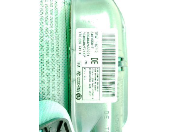 1T0880741K AIRBAG CORTINA IZQ VW TOURAN (1T3)|Desguaces La Cabaña
