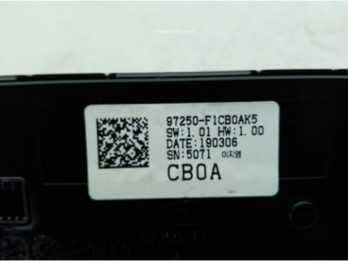 97250F1CB0AK5 MANDO CLIMA KIA SPORTAGE (QL)|Desguaces La Cabaña