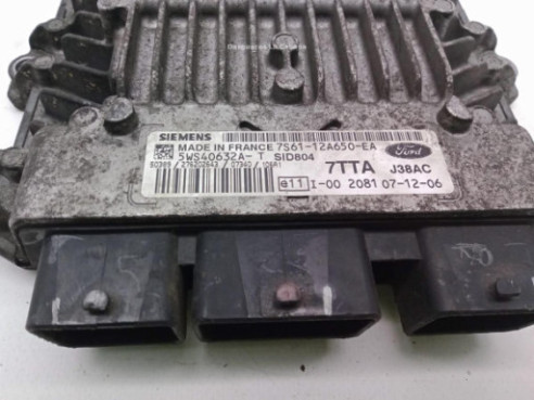 7S6112A650EA,5WS40632AT, CENTRALITA MOTOR FORD FIESTA |Desguaces La Cabaña