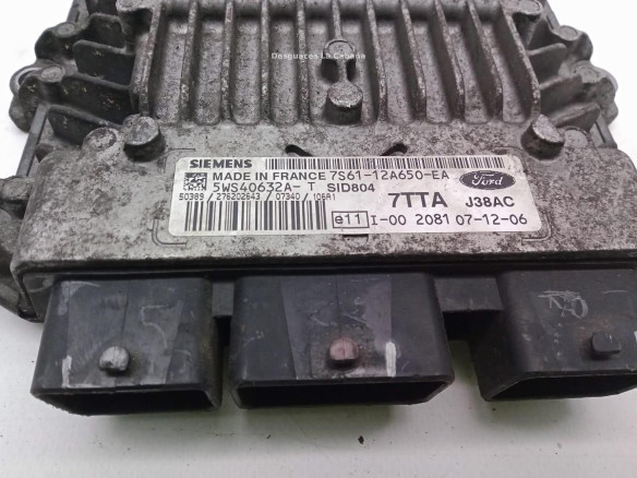 7S6112A650EA,5WS40632AT, CENTRALITA MOTOR FORD FIESTA |Desguaces La Cabaña