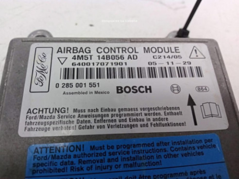 4M5T14B056AD,0285001551, CENTRALITA AIRBAG FORD C-MAX|Desguaces La Cabaña