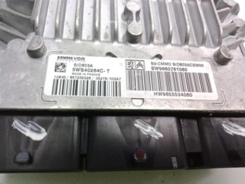9660781080,5WS40264CT, CENTRALITA MOTOR PEUGEOT 407 (6D_)|Desguaces La Cabaña