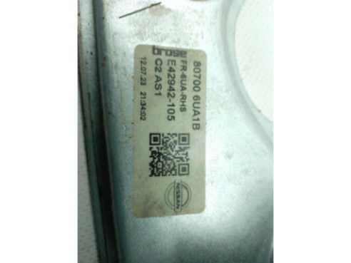 807006UA1B ELEVALUNAS PUERTA LAT DEL DER NISSAN QASHQAI III (J12)|Desguaces La Cabaña