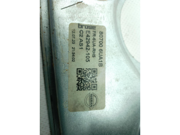 807006UA1B ELEVALUNAS PUERTA LAT DEL DER NISSAN QASHQAI III (J12)|Desguaces La Cabaña