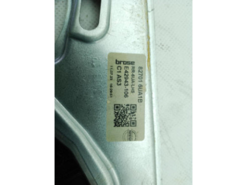 827016UA1B ELEVALUNAS PUERTA LAT TRA IZQ NISSAN QASHQAI III (J12)|Desguaces La Cabaña