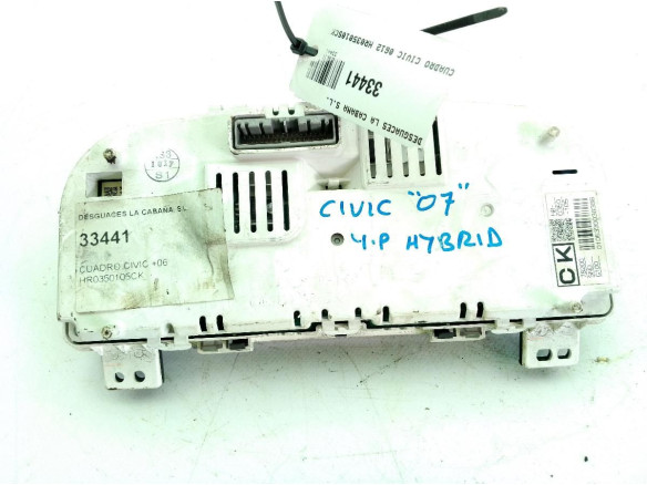 HR0350105CK, CUADRO INSTRUMENTOS HONDA CIVIC VIII Hatchback (FN, FK)|Desguaces La Cabaña