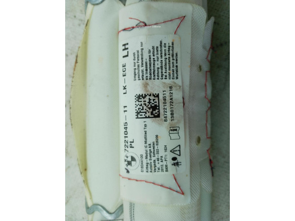 722104511 AIRBAG CORTINA IZQ BMW 3 (F30, F80)|Desguaces La Cabaña