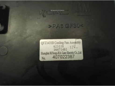 4070223887 ELECTROVENTILADOR OPEL MOKKA / MOKKA X (J13)|Desguaces La Cabaña