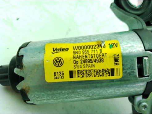 5N0955711B MOTOR LIMPIAPARABRISAS TRA VW TIGUAN (5N_)|Desguaces La Cabaña