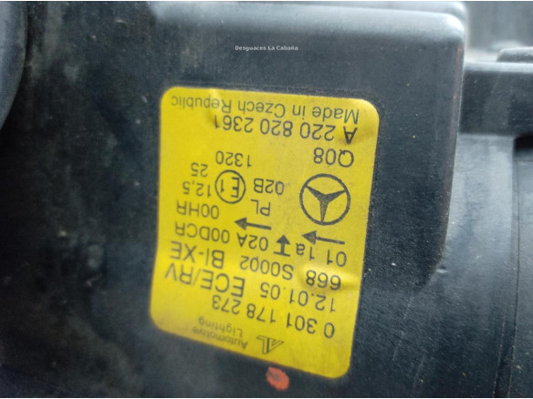 A2208202361 FARO IZQUIERDO MERCEDES BENZ CLASE S (W220)|Desguaces La Cabaña