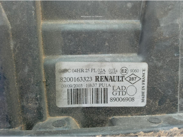 8200163323 FARO IZQUIERDO RENAULT LAGUNA II (BG0/1_)|Desguaces La Cabaña