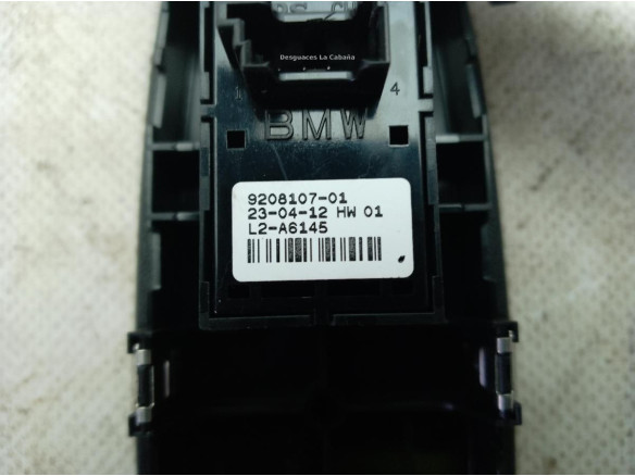 920810701 MANDO ELEVALUNAS PUERTA LAT DEL DER BMW 3 (F30, F80)|Desguaces La Cabaña