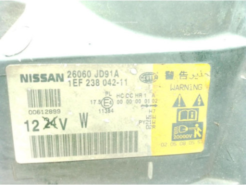 26060JD91A FARO IZQUIERDO NISSAN QASHQAI / QASHQAI +2 I (J10, JJ10)|Desguaces La Cabaña