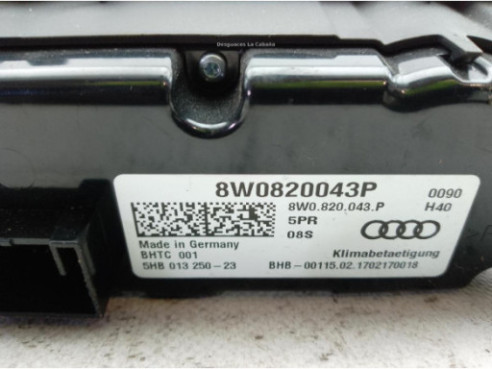 8W0820043P MANDO CLIMA AUDI A4 Avant (8W5, B9)|Desguaces La Cabaña