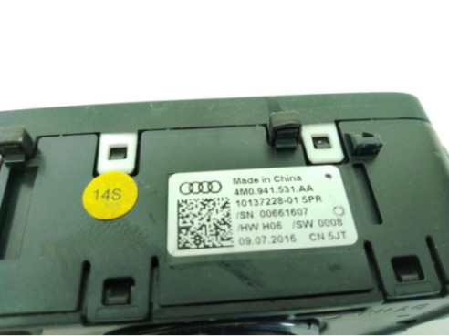 4M0941531AA CONMUTADOR LUCES AUDI A4 Avant (8W5, B9)|Desguaces La Cabaña